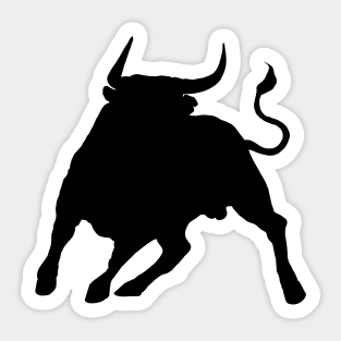 Bull Shadow Sticker